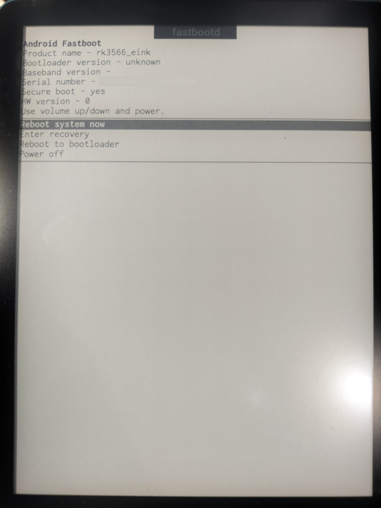 原汁原味 Screenshot with fastbootd